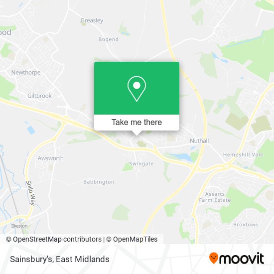 Sainsbury's map