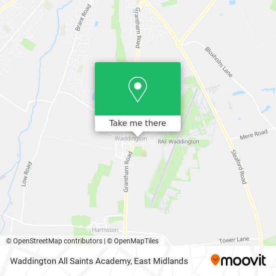Waddington All Saints Academy map