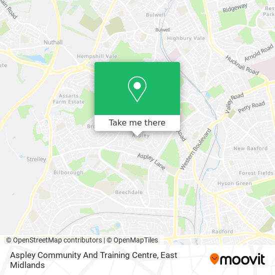 Aspley Community And Training Centre map