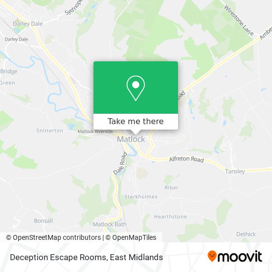 Deception Escape Rooms map