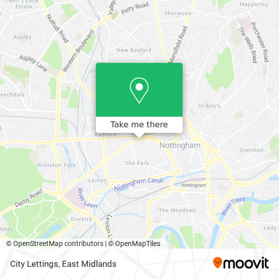 City Lettings map