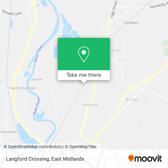 Langford Crossing map