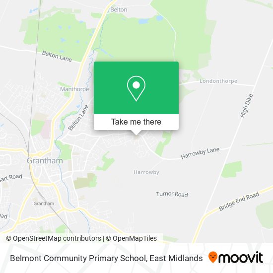 Belmont Community Primary School map