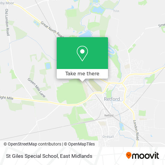 St Giles Special School map