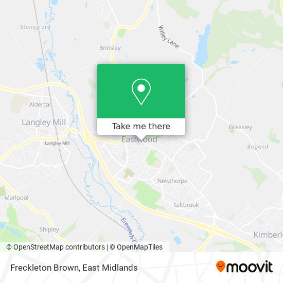 Freckleton Brown map