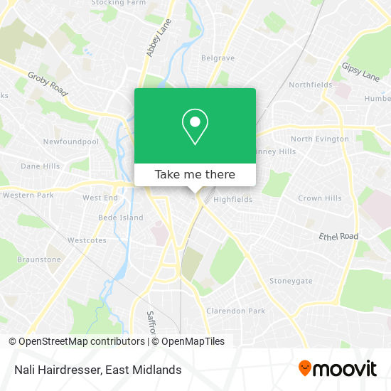 Nali Hairdresser map