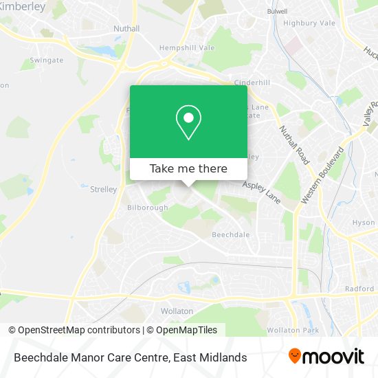 Beechdale Manor Care Centre map