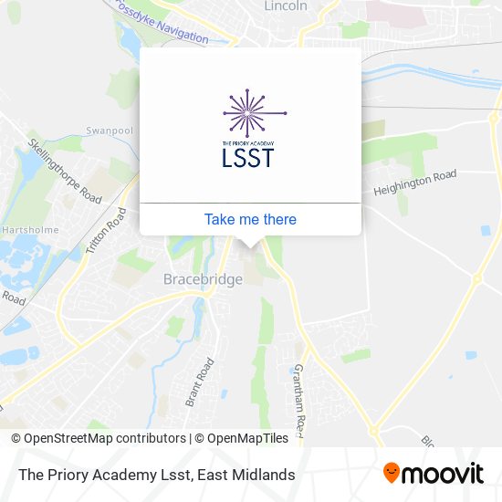 The Priory Academy Lsst map