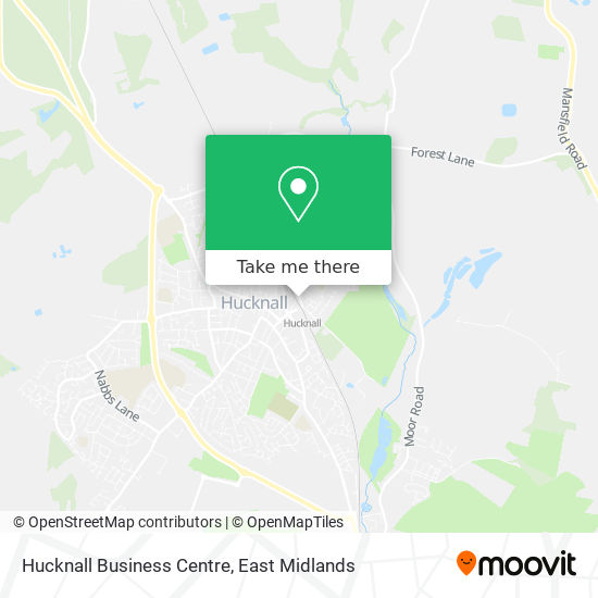 Hucknall Business Centre map