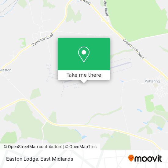 Easton Lodge map