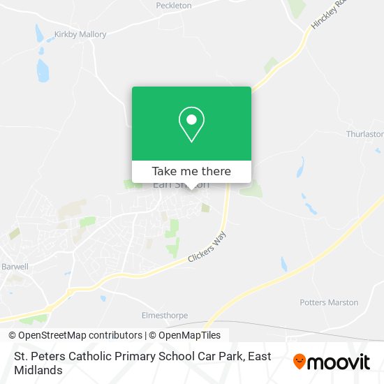 St. Peters Catholic Primary School Car Park map