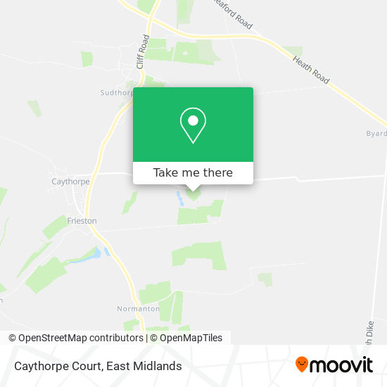 Caythorpe Court map