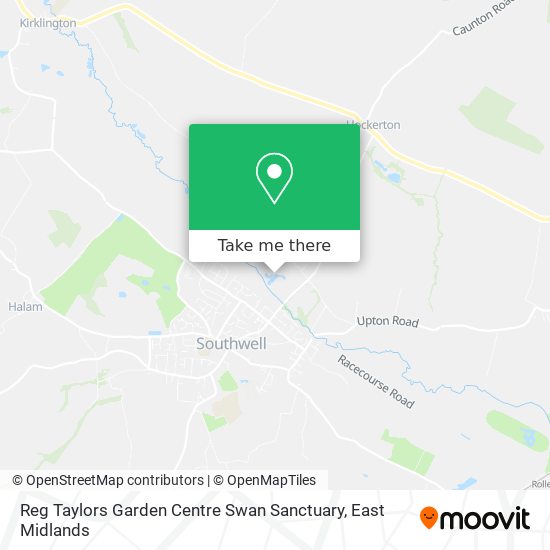 Reg Taylors Garden Centre Swan Sanctuary map