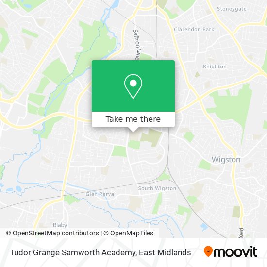 Tudor Grange Samworth Academy map