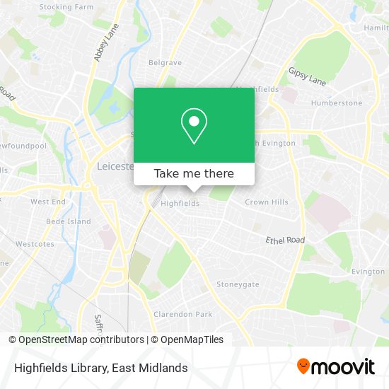 Highfields Library map