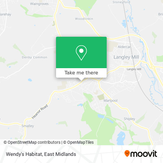 Wendy's Habitat map