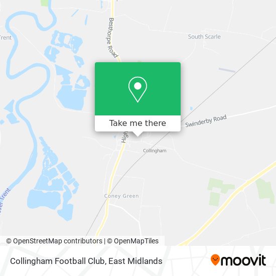 Collingham Football Club map