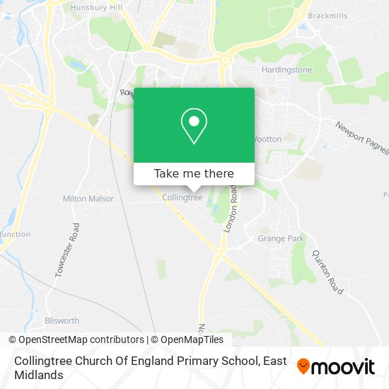 Collingtree Church Of England Primary School map