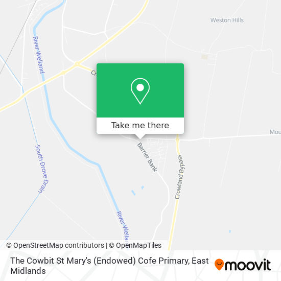 The Cowbit St Mary's (Endowed) Cofe Primary map