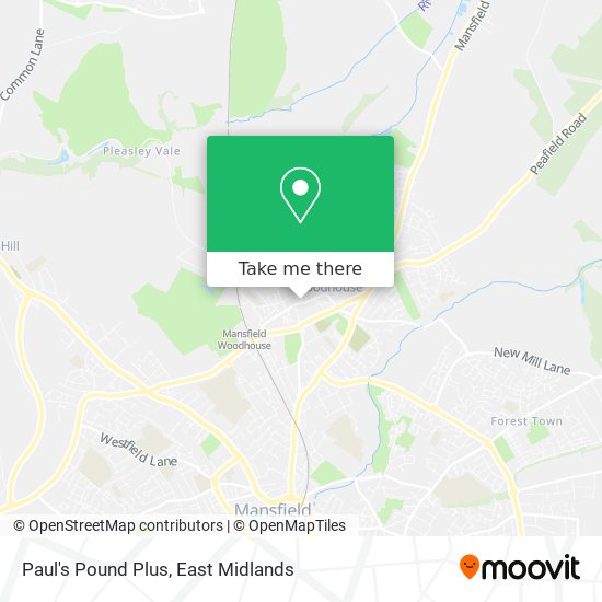 Paul's Pound Plus map