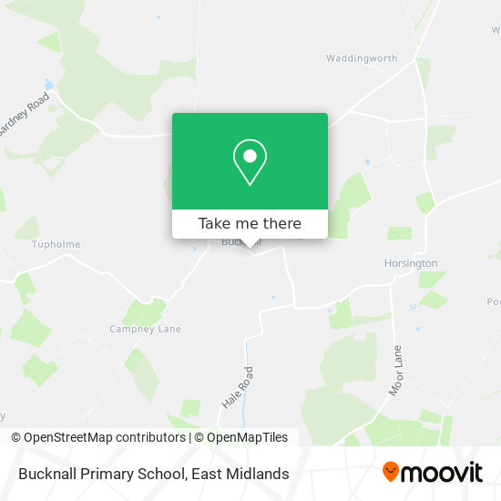Bucknall Primary School map