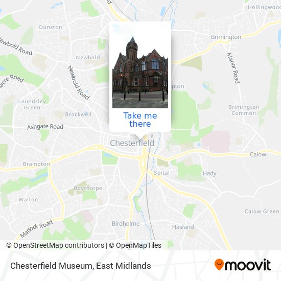 Chesterfield Museum map