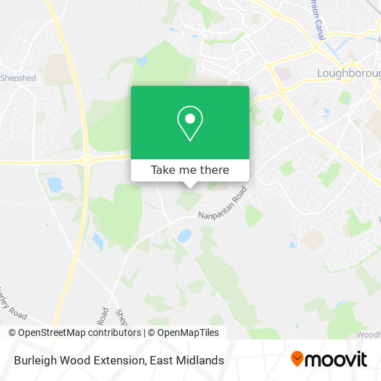 Burleigh Wood Extension map