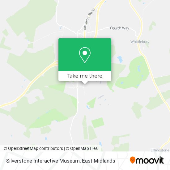 Silverstone Interactive Museum map