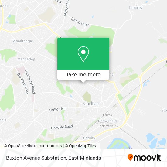 Buxton Avenue Substation map