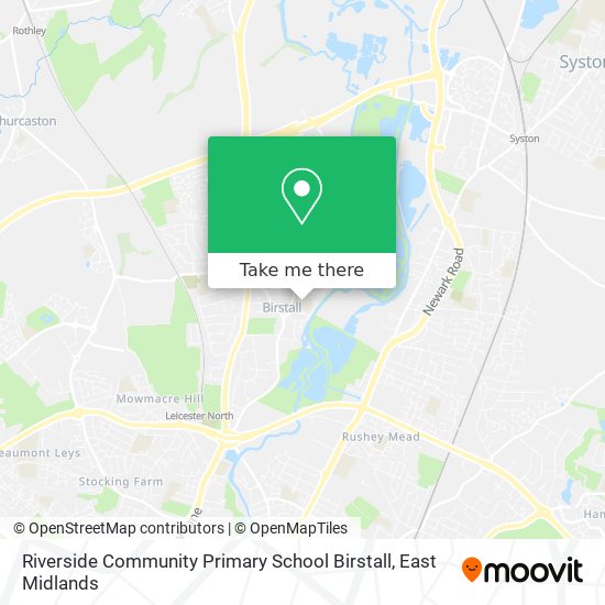 Riverside Community Primary School Birstall map