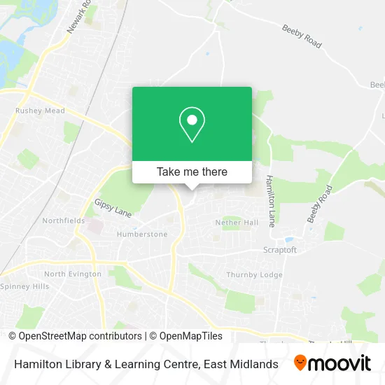 Hamilton Library & Learning Centre map