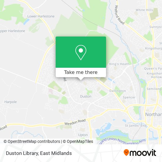 Duston Library map