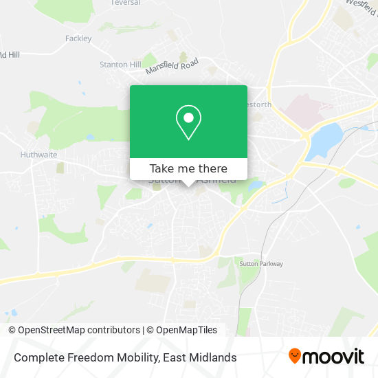 Complete Freedom Mobility map