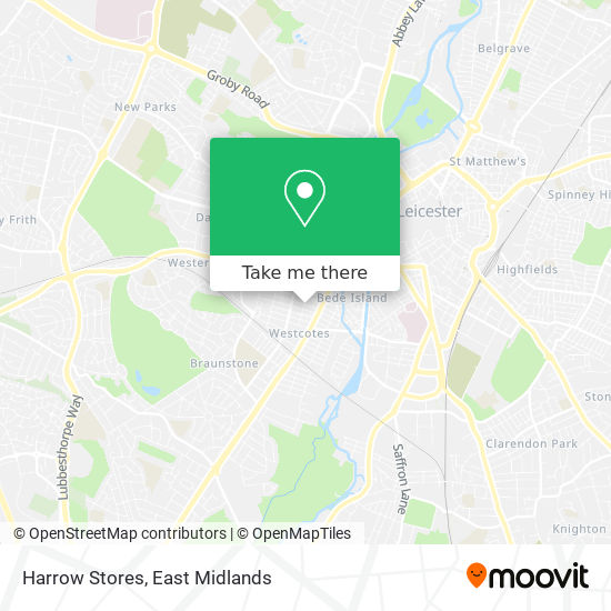 Harrow Stores map