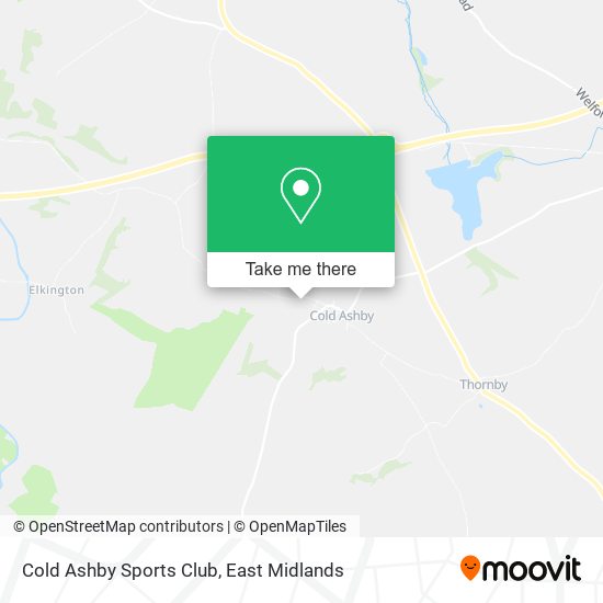 Cold Ashby Sports Club map