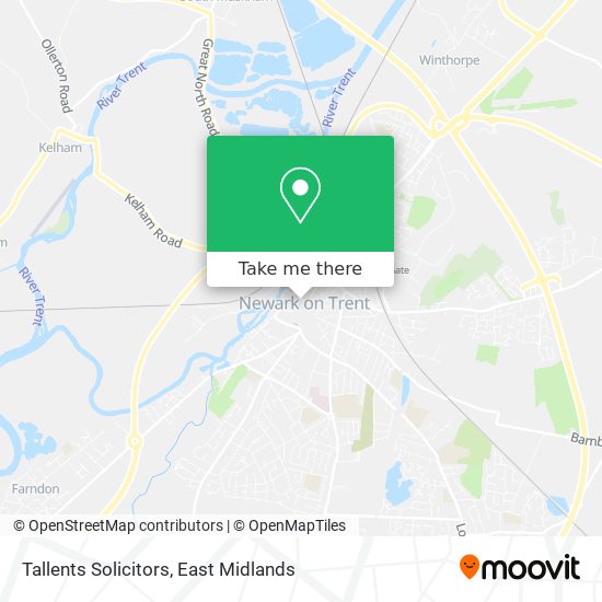 Tallents Solicitors map