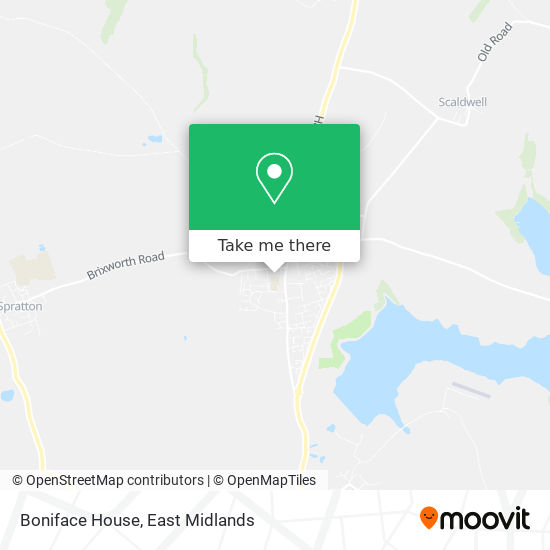 Boniface House map