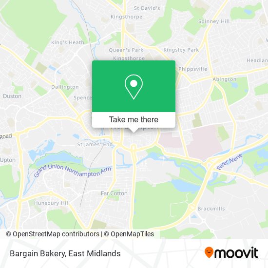 Bargain Bakery map