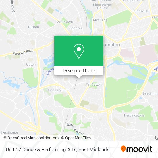 Unit 17 Dance & Performing Arts map