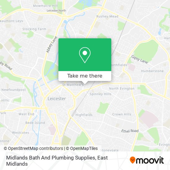 Midlands Bath And Plumbing Supplies map