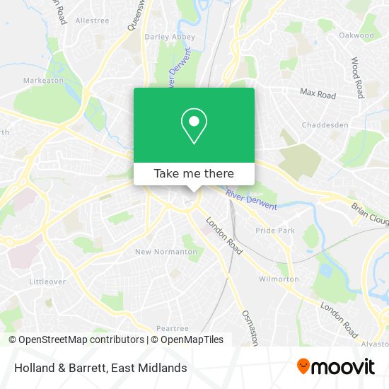 Holland & Barrett map