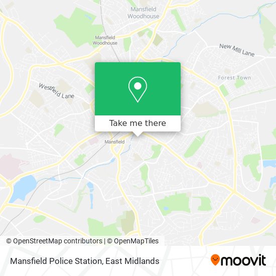 Mansfield Police Station map