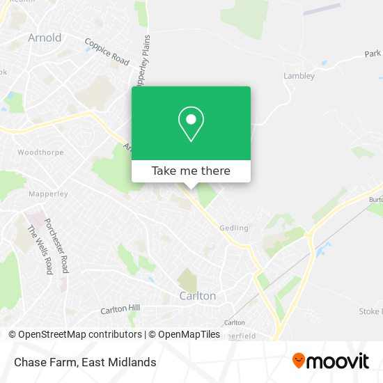 Chase Farm map