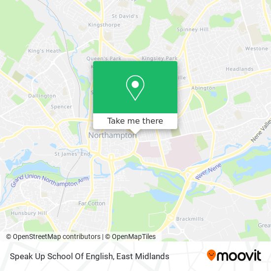 Speak Up School Of English map