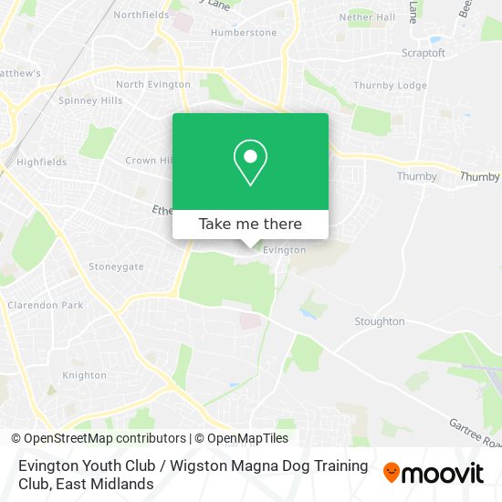 Evington Youth Club / Wigston Magna Dog Training Club map
