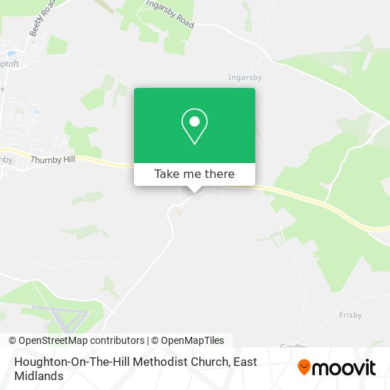 Houghton-On-The-Hill Methodist Church map