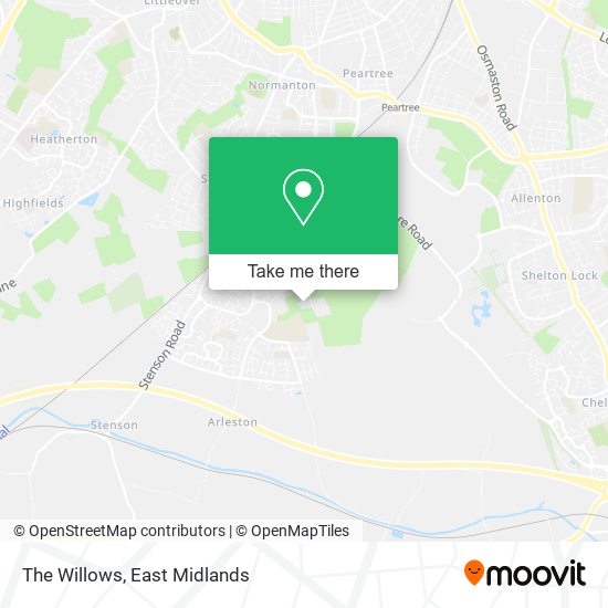 The Willows map
