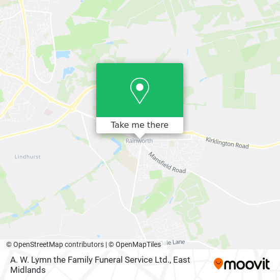 A. W. Lymn the Family Funeral Service Ltd. map