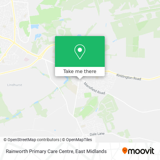 Rainworth Primary Care Centre map