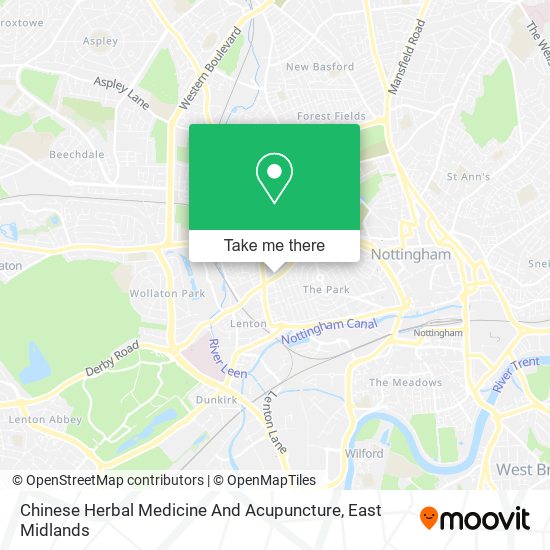 Chinese Herbal Medicine And Acupuncture map